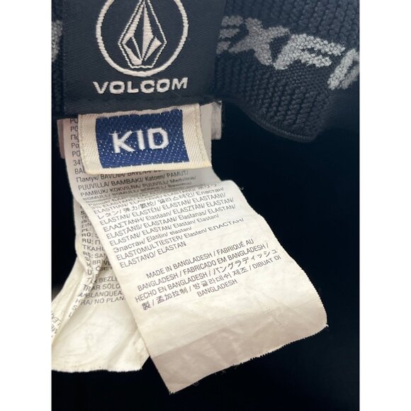 Volcom Kid Black Baseball Cap With White Embroidered Logo - Picture 10 of 15